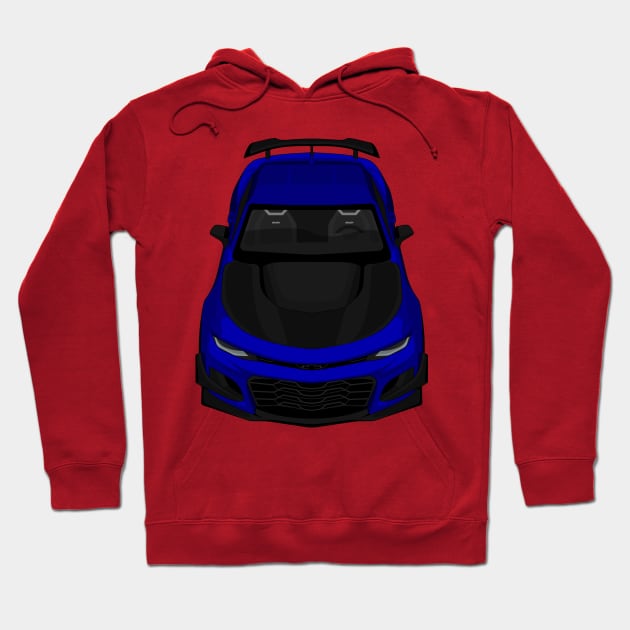 camaro zl1 1le navy Hoodie by VENZ0LIC